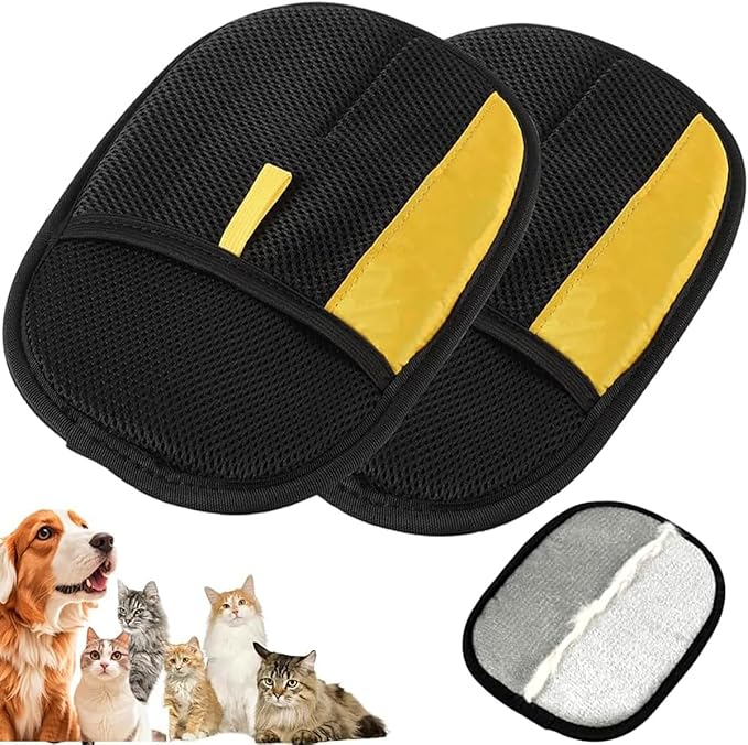 Reusable Pet Hair Remover Glove for Couch Clothes