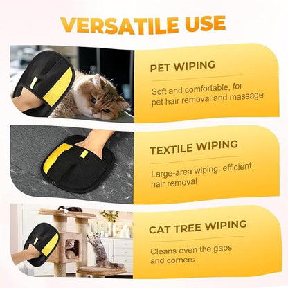 Reusable Pet Hair Remover Glove for Couch Clothes
