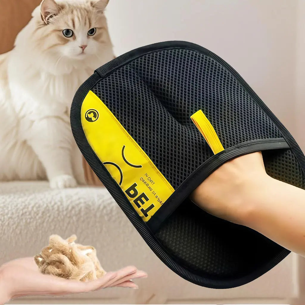 Reusable Pet Hair Remover Glove for Couch Clothes